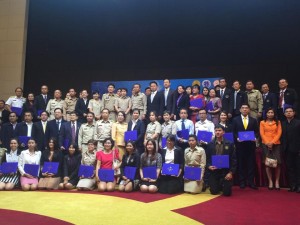 อ.ส.ค.เข้าร่วมงานแถลงผลการดำเนินโครงสร้างข้าราชการไทยไร้ทุจริต